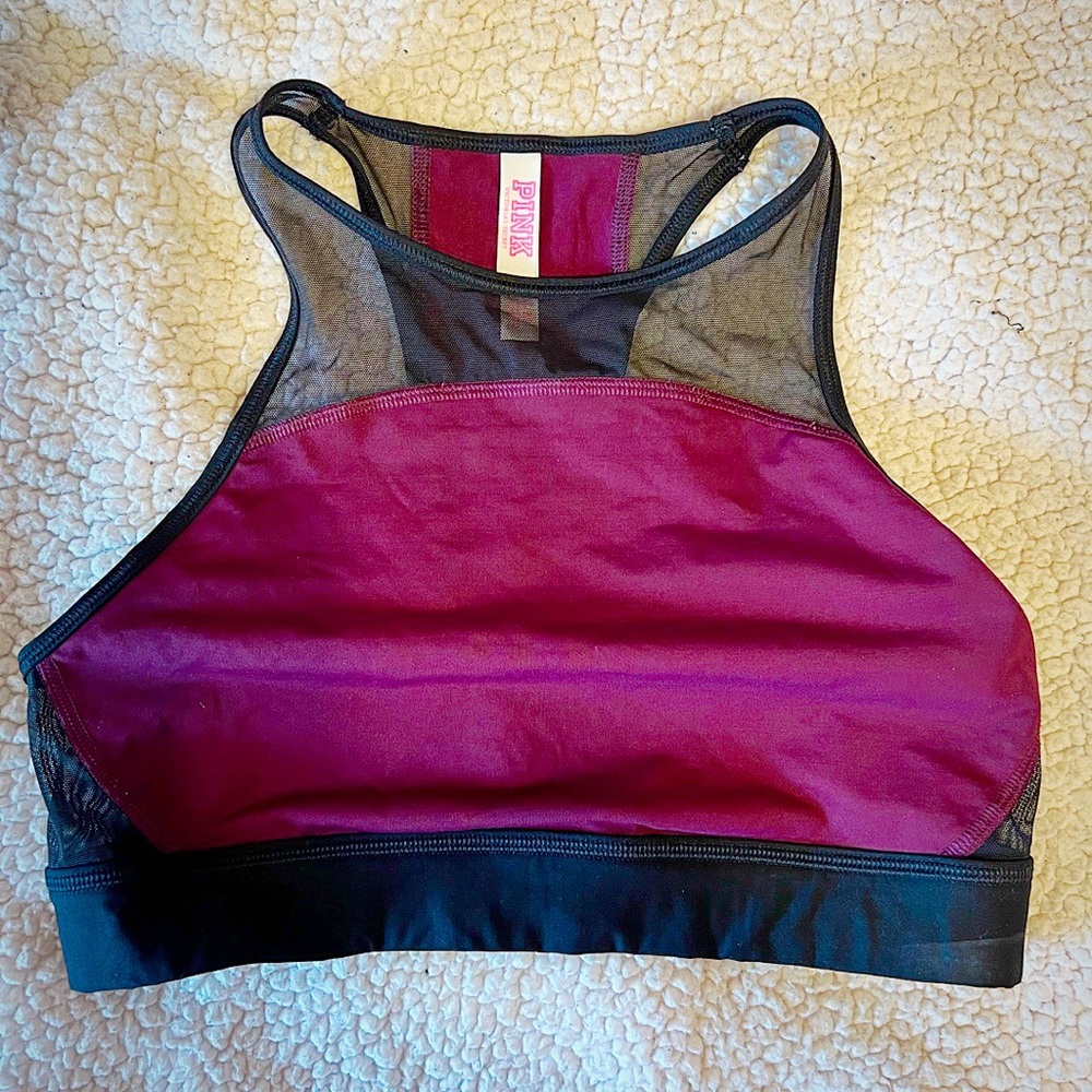Pink Victoria’s Secret sport bra